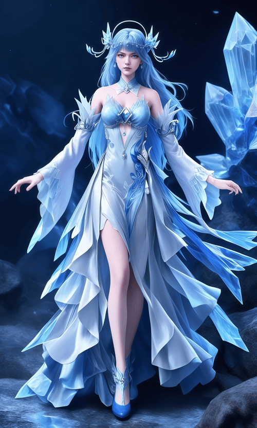 蓝仙 by 南风知我意 on Tensor.Art