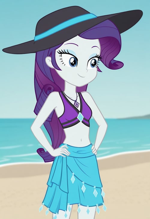 Rarity swimsuit | Equestria girls | illustriousXL by tupirish on Tensor.Art