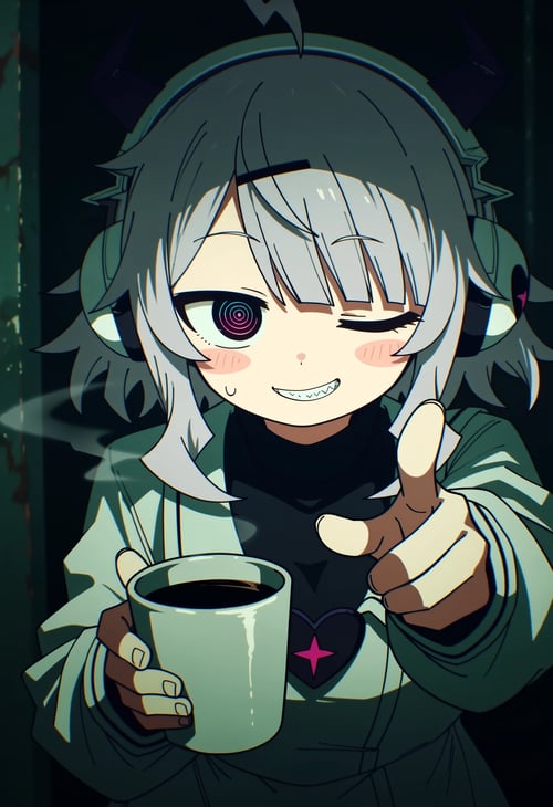 [anima lora] Q-chan (Yunyun Denpa Syndrome) / Qちゃん（ゆんゆん電波シンドローム） / Qtie (Yunyun Syndrome!? Rhythm Psychosis) by Di Gi Ossa...