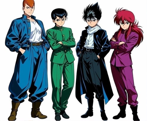 YuYu Hakusho 幽遊白書 V1 character pack by Min on Tensor.Art