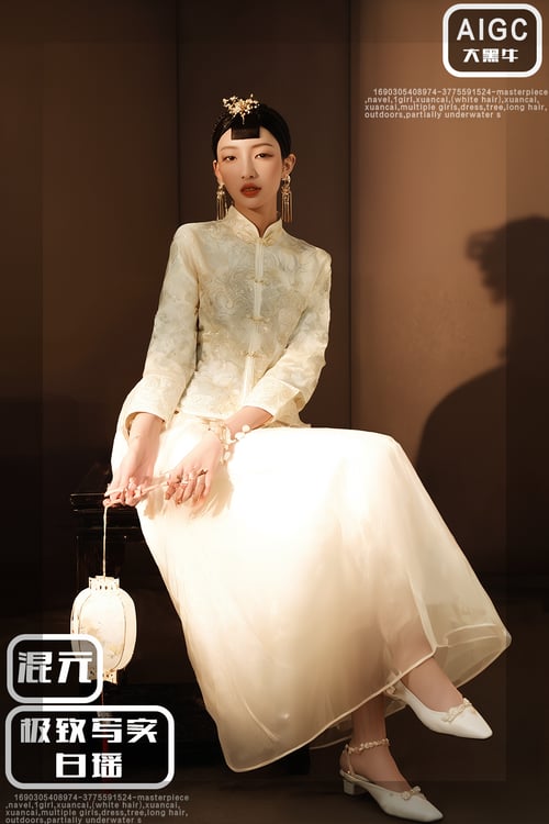 混元极致写实-白瑶 by 大黑牛AI on Tensor.Art