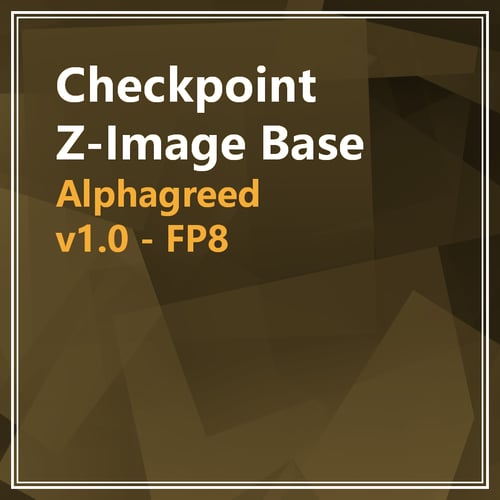 Alphagreed - ZIB Checkpoint by PrivateParty on Tensor.Art