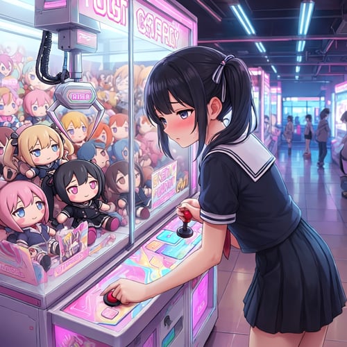 girl like claw machine by 鬼畫符 on Tensor.Art