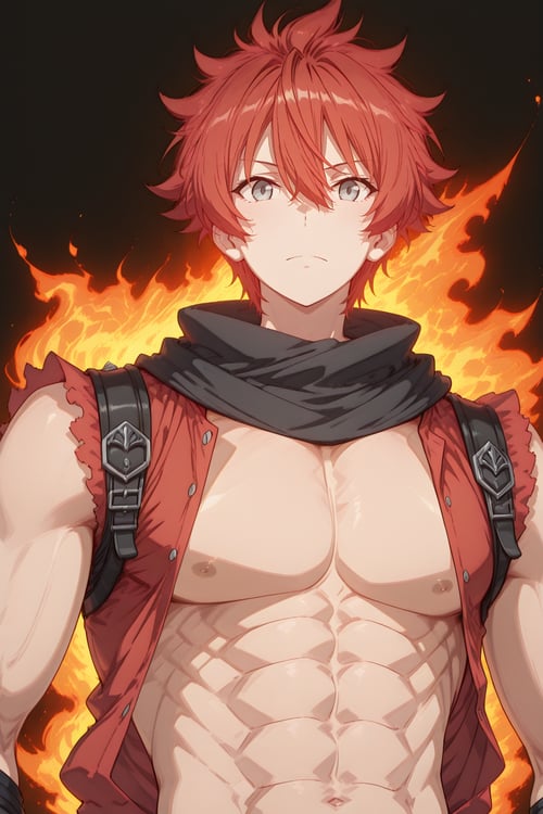 Fire Dragon Slayer - OC by Lineko on Tensor.Art