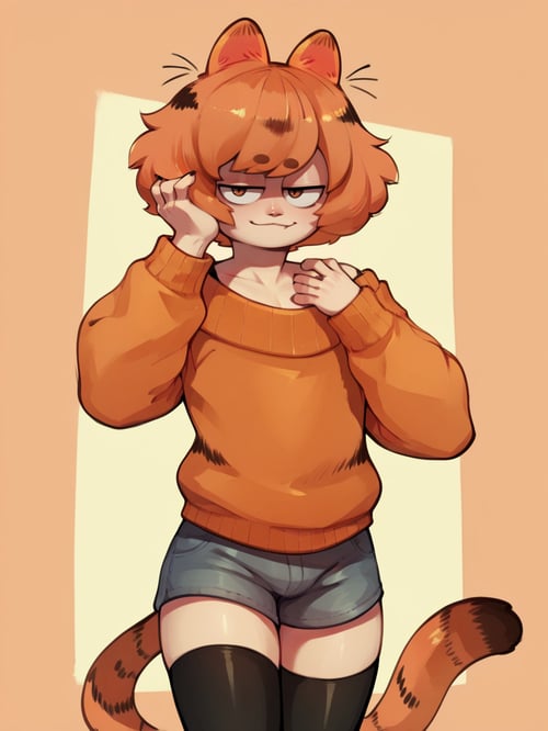 Femboy Garfield by PingkyXD on Tensor.Art