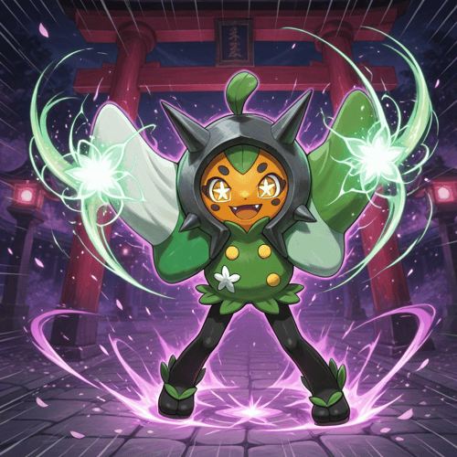 ポケモン オーガポン PixAI版LoRA by スライムナイト on Tensor.Art