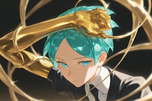 Phosphophyllite Golden arms (Land of the Lustrous) by reprinter on Tensor.Art