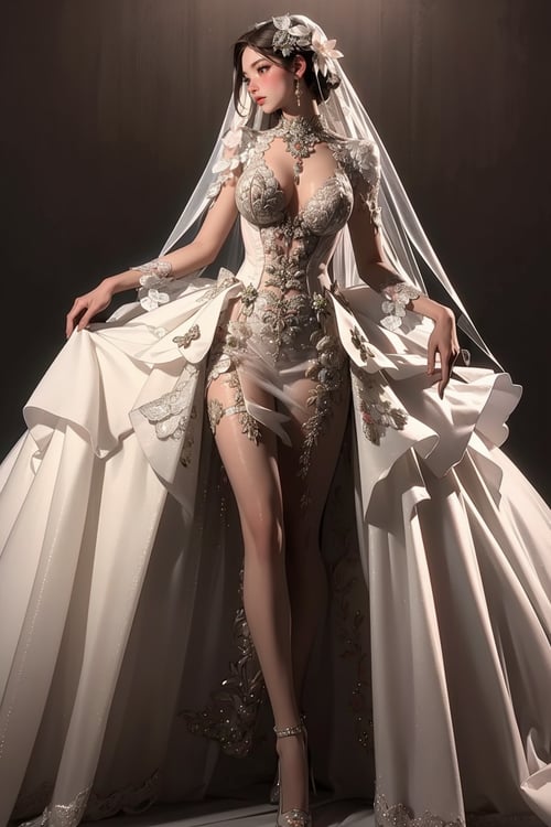 wedding dress set by miaomiao on Tensor.Art