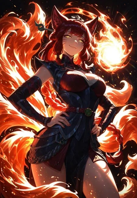 Ahri by Carito  on Tensor.Art