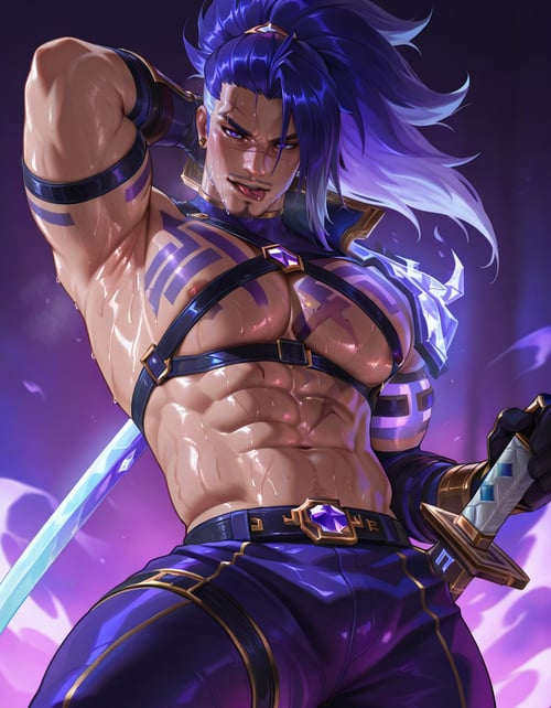 Prestige Inkshadow Yasuo [Illustrious] by Venus | ai arter | reprinter on Tensor.Art