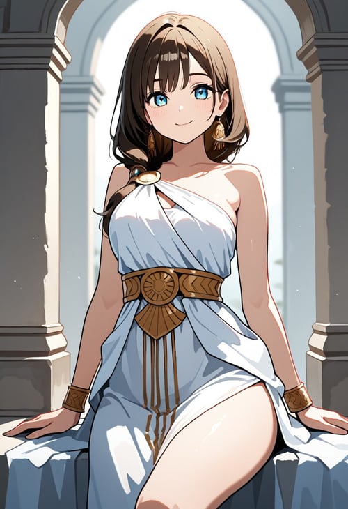Ancient Greek Clothes NOOB - MassBrainImpact by GleamingBlue on Tensor.Art