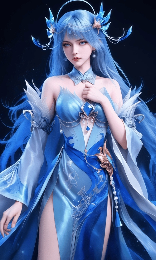 蓝仙 by 南风知我意 on Tensor.Art