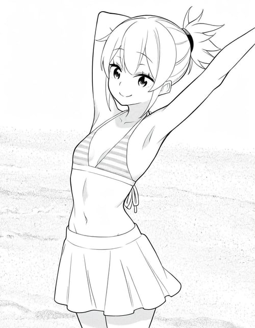 Manga Style: Time Stop Brave | 時間停止勇者 by Hot Anime Girls on Tensor.Art