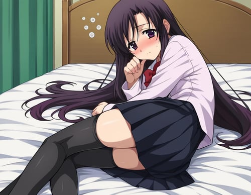 Kotonoha Katsura (桂 言葉) - School Days (スクールデイズ) by Sol Eternelle on Tensor.Art