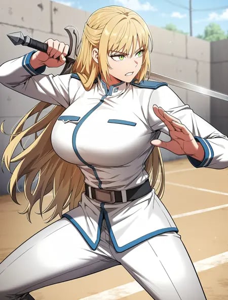 Marya Sen Karabel / Academy's Genius Swordmaster by GeorgeDelaSelva on Tensor.Art