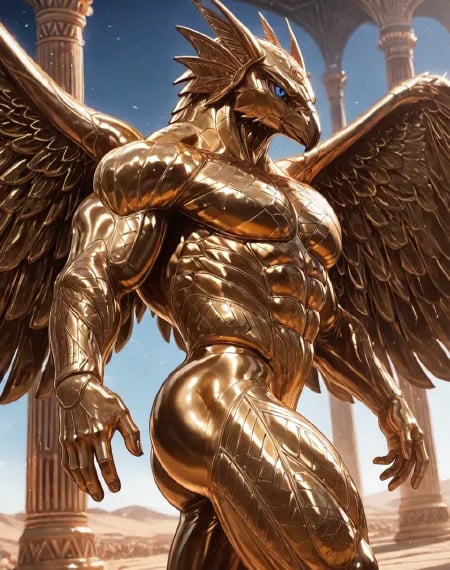 Horus (Gods of Egypt) (Pony) (AD)  by user_720431629750874608 on Tensor.Art
