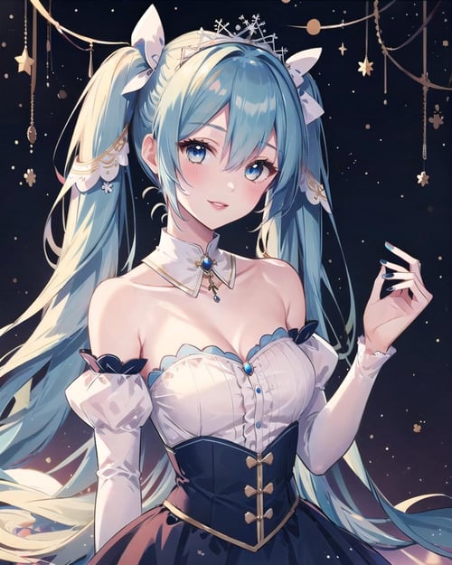 Snow Miku 2019 | 雪ミク2019 | Hatsune Miku by ishiwatafox117 on Tensor.Art