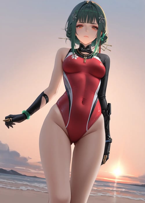 Hanying(Punishing grey raven)-all 2 outfits by reprinter on Tensor.Art