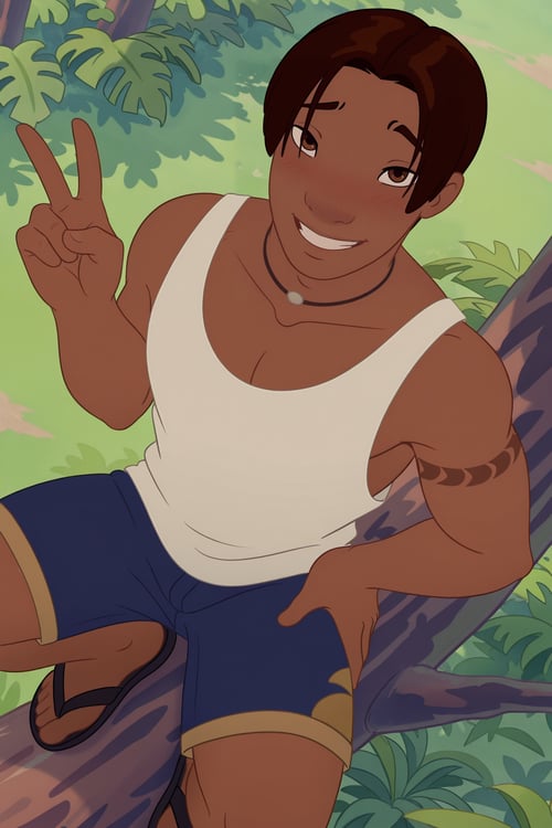 David Kawena (Lilo & Stitch) - COMMISSION LoRA Ill by KillerUwU13_AI on Tensor.Art