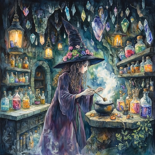Dark Ghibli Fairytales by Synthwave on Tensor.Art