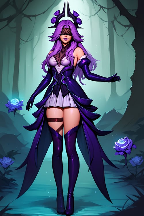 Whitered Rose Syndra (League of Legends) - Comissi by KillerUwU13_AI on Tensor.Art