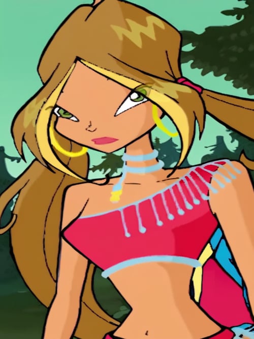 Winx Flora Camping outfit by user_648426992659830032 on Tensor.Art