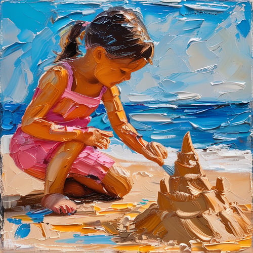 Textured Acrylic Painting by Cossa Universal on Tensor.Art