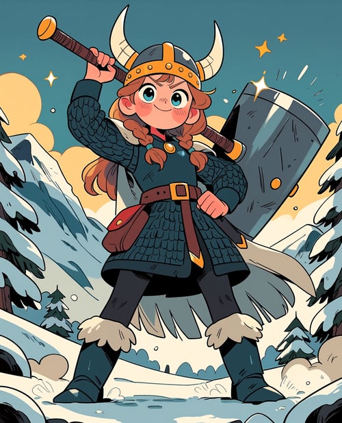 Kawaii Flat Illustration by inknoir on Tensor.Art