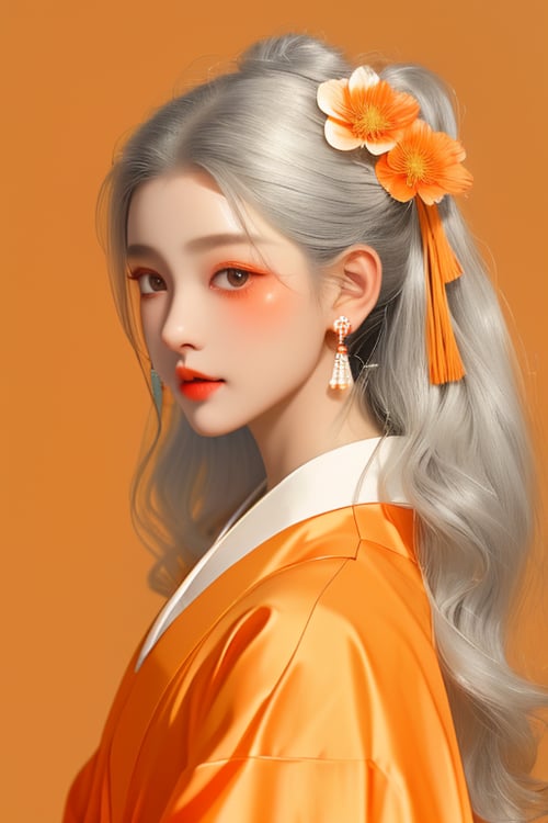 厚涂风小清新美女写真 by milk on Tensor.Art