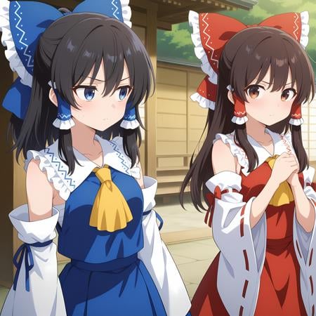 Hakurei Reimu & Blue Reimu (Touhou Project) by user_669393743098450127 on Tensor.Art