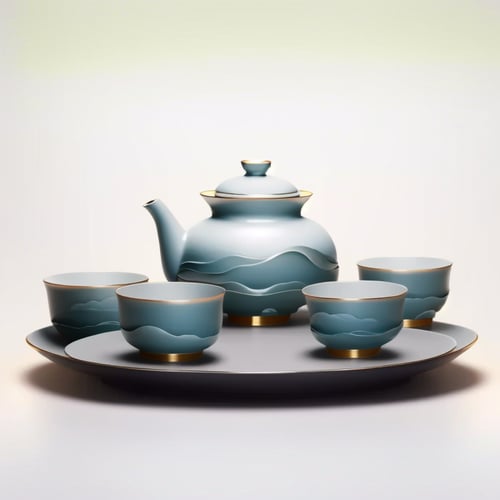设计-中式茶具-ChineseTeaSet by 师叔 on Tensor.Art