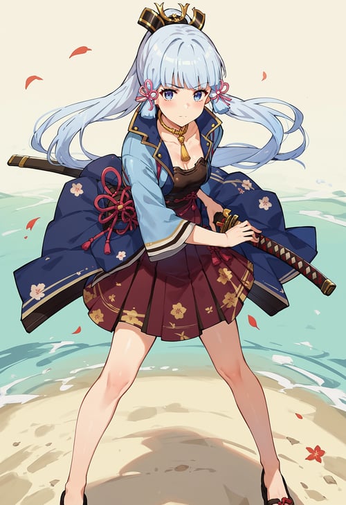 (PonyXL pose) Battoujutsu (ready to draw sword pose) | 居合 · 抜刀 by Akiseki on Tensor.Art