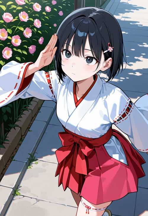Miko Cosplay / 巫女コス by miaomiao on Tensor.Art