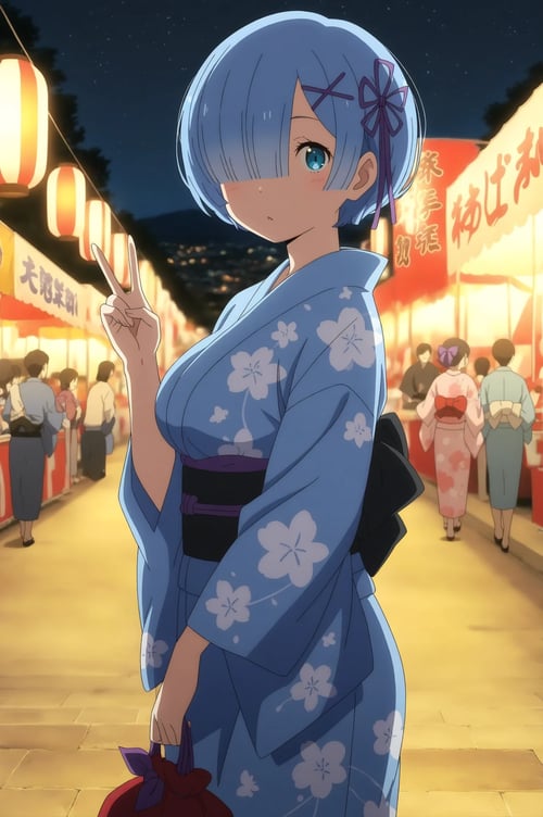 Rem (レム) - Re:Zero -Starting Life in Another World by Katori Konoe on Tensor.Art