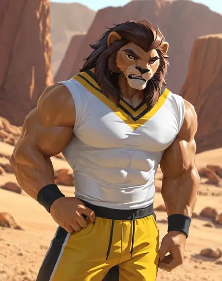 Lionman (Egyxos) (NoobAI) (AD) by user_720431629750874608 on Tensor.Art