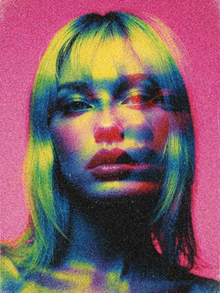 Purple Graphics || Poster lora by KDess on Tensor.Art