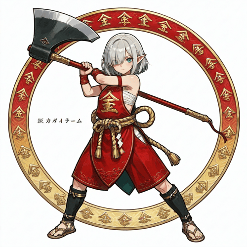 衣装LoRA 金太郎風衣装 PixAI版_LoRA by スライムナイト on Tensor.Art