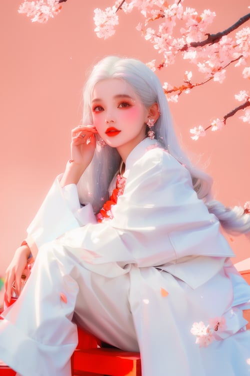 厚涂风小清新美女写真 by milk on Tensor.Art