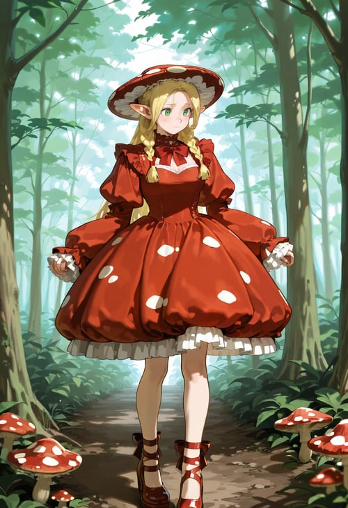 Mushroom Dress by YXC_HM on Tensor.Art