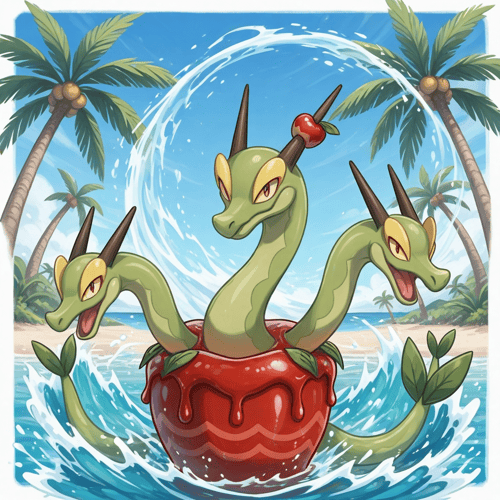 ポケモン カミツオロチ PixAI版LoRA by スライムナイト on Tensor.Art
