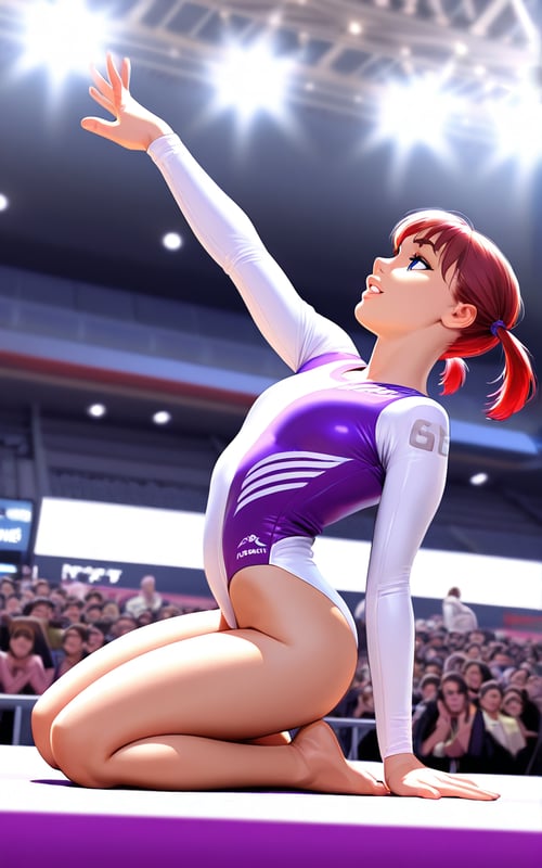 Gymnasts, Leotards, and Poses (Gymnastics) by dragon_seekr on Tensor.Art