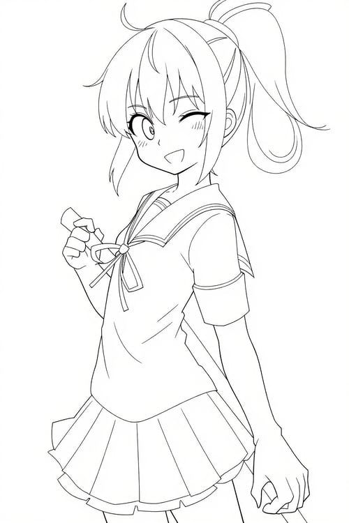 Flux Dev Lineart and Flat Color by user_647160119041433818 on Tensor.Art