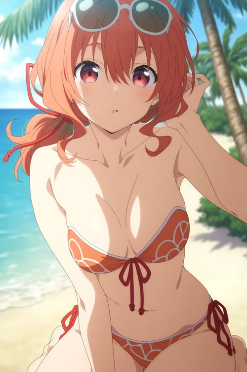 Yuna Amagami (甘神夕奈) - Tying the Knot with an Amaga by Katori Konoe on Tensor.Art
