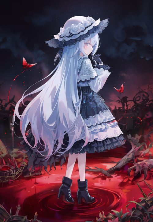 tsukishiro_yuki月代雪【魔法少女ノ魔女裁判】 by hans on Tensor.Art
