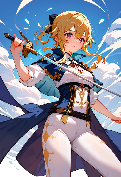 (PonyXL concept) Holding Sword Rapier (slender swords) | レイピア | 持剑 细剑 / 刺剑 / 护手礼剑 by Akiseki on Tensor.Art