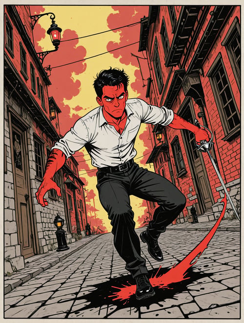 Arcana Press - A Vintage Pulp Horror / Comic Style by Dragon Shiryū on Tensor.Art