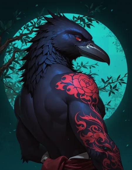 AnthroBlend - Indigo Genesis by silarce on Tensor.Art
