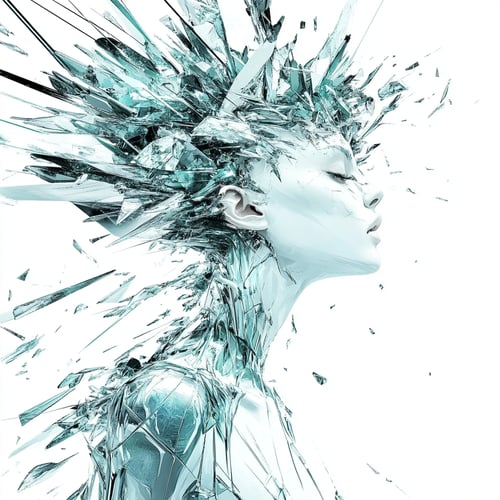 TQ - Shattered Glass Art Flux by TracQuoc on Tensor.Art