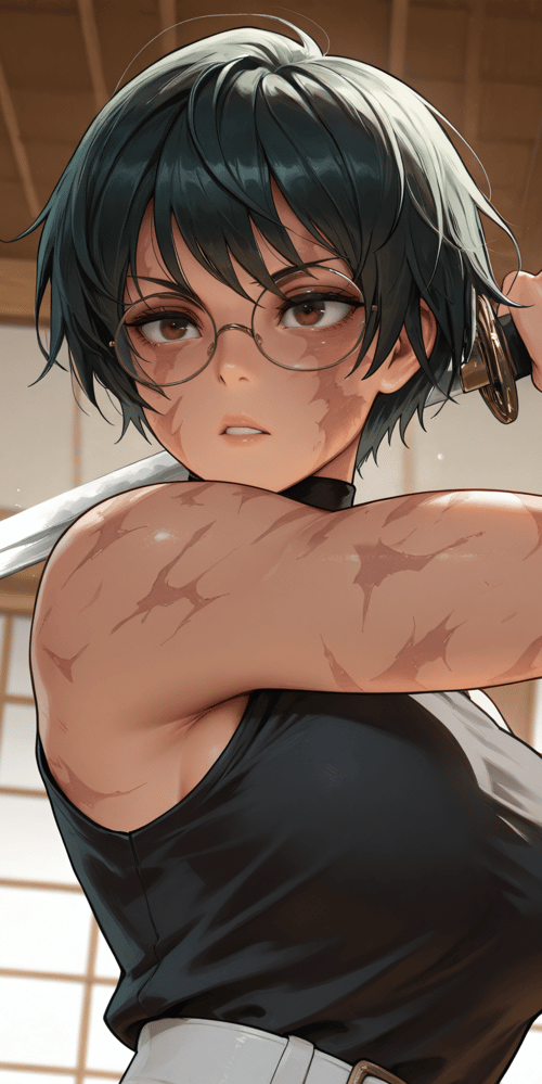 Maki Zenin Post Shibuya (Jujutsu Kaisen) - XPHG by GleamingBlue on Tensor.Art