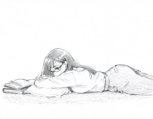 Mori Kaoru sketch style by 子行将夜 on Tensor.Art